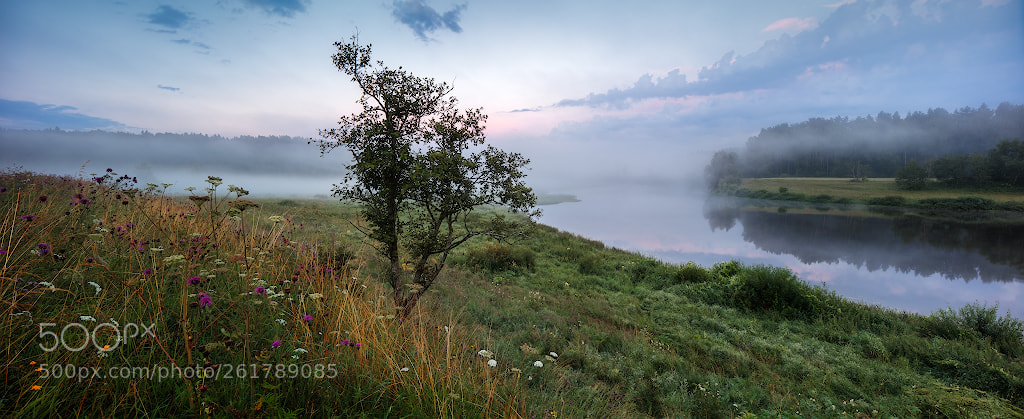 Canon EOS 5DS R sample photo. Morning panorama of volga photography