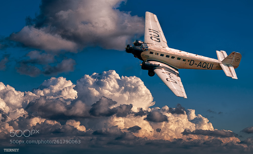 Nikon D300 sample photo. Lufthansa ju52 photography