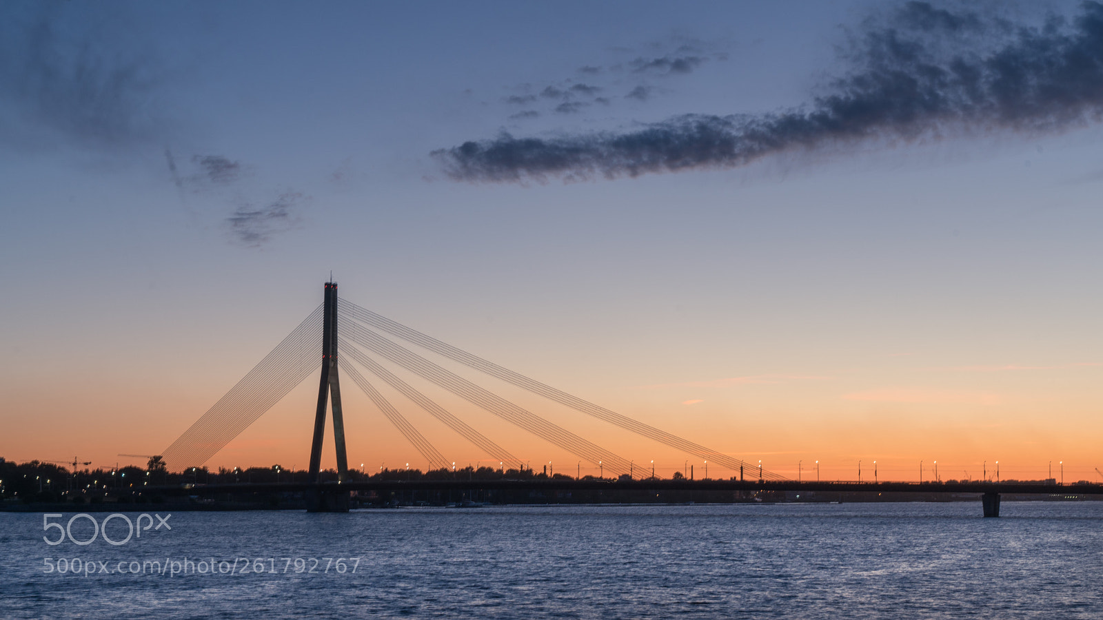 Sony a7R II sample photo. Sunset riga photography