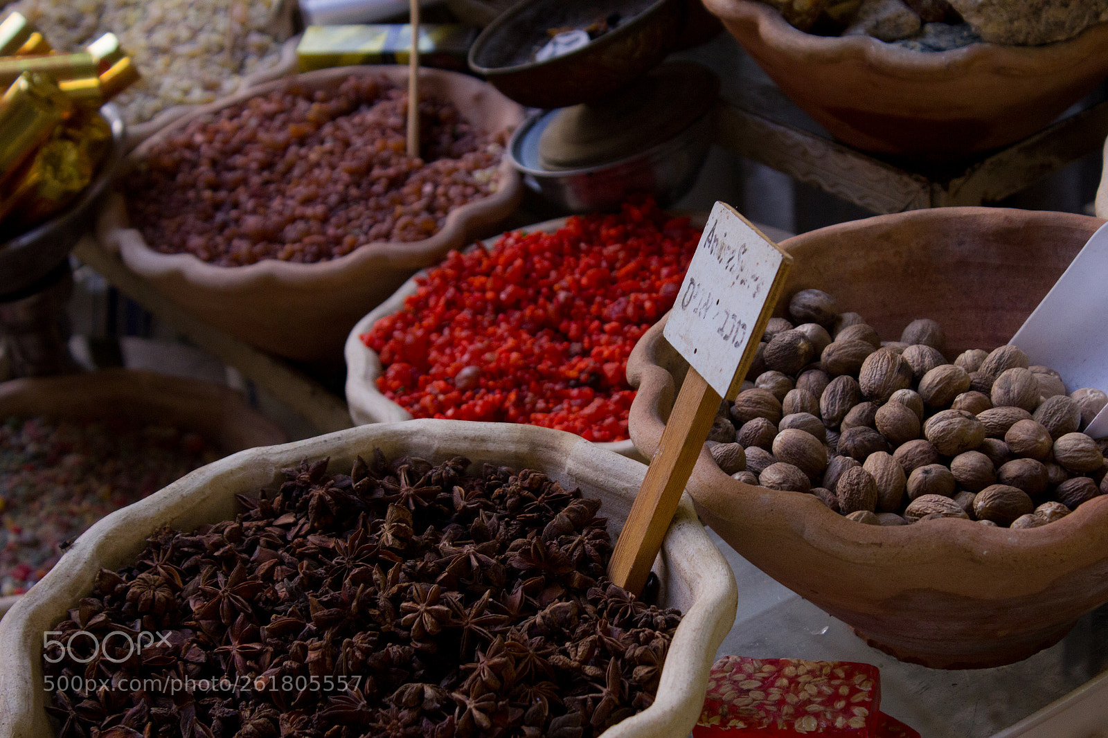 Canon EOS 60D sample photo. Nuts and spices at photography