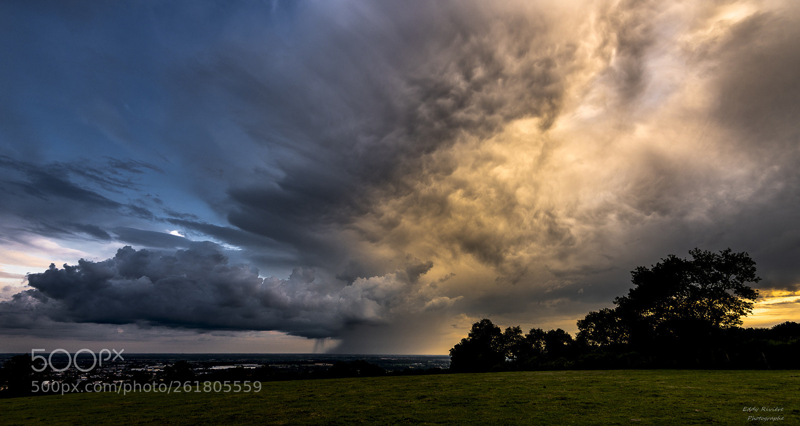 Nikon D810 sample photo. Storm at sunset photography
