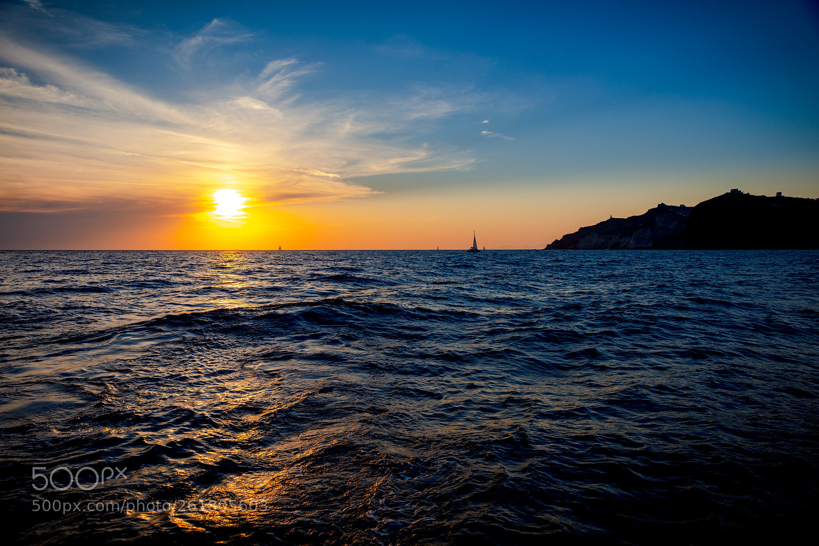 Canon EOS 5DS R sample photo. Santorini sunset photography