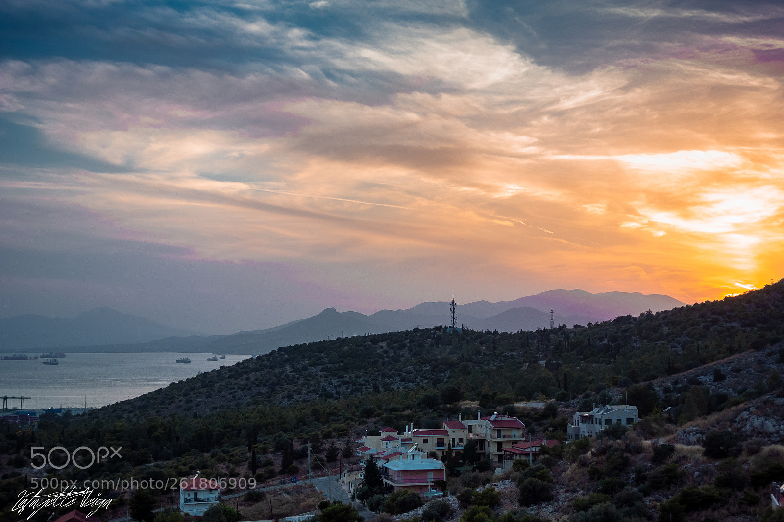 Sony Cyber-shot DSC-RX100 sample photo. Sunset at skaramagas photography