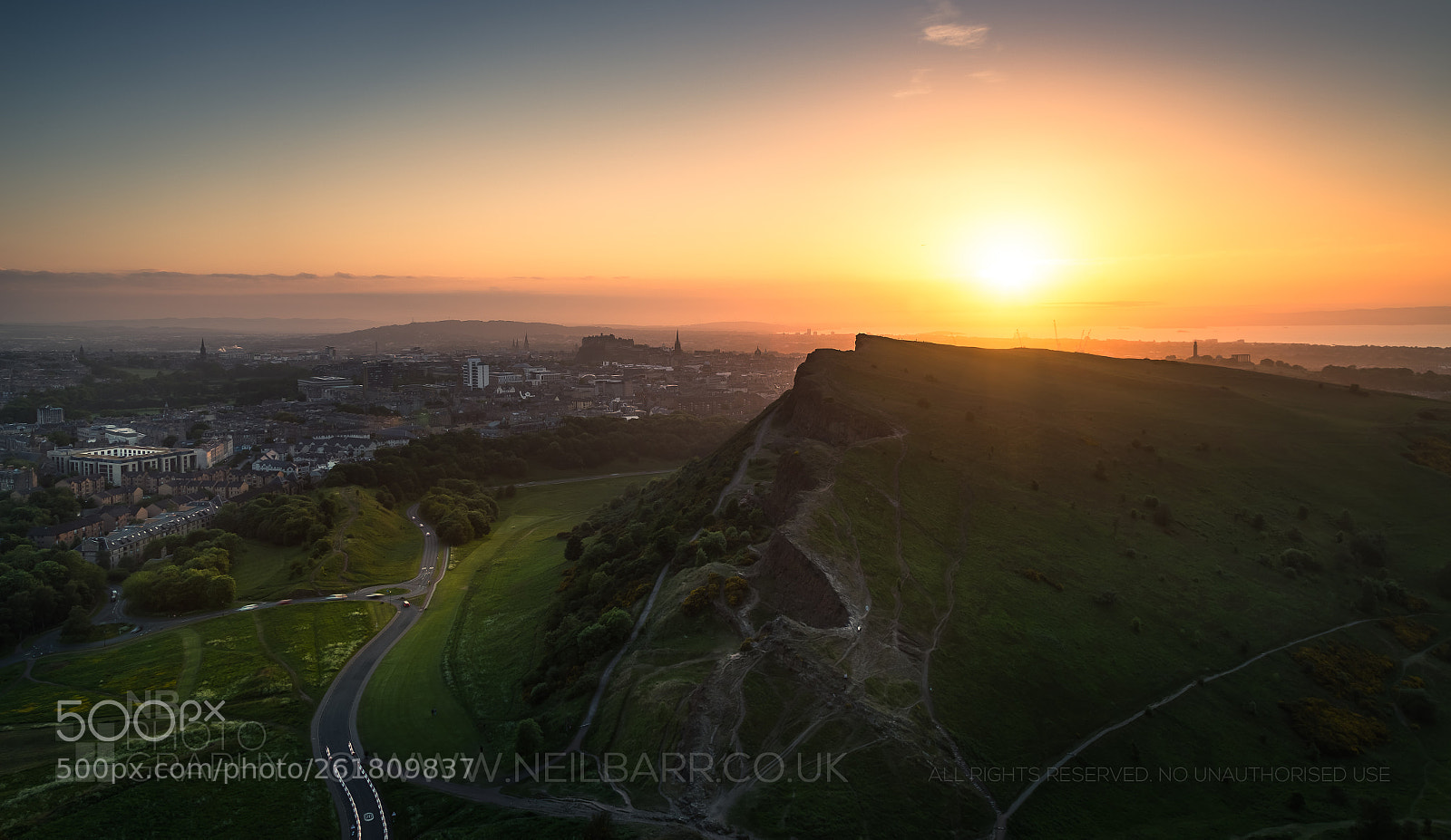 Canon EOS 6D sample photo. Salisbury crags photography