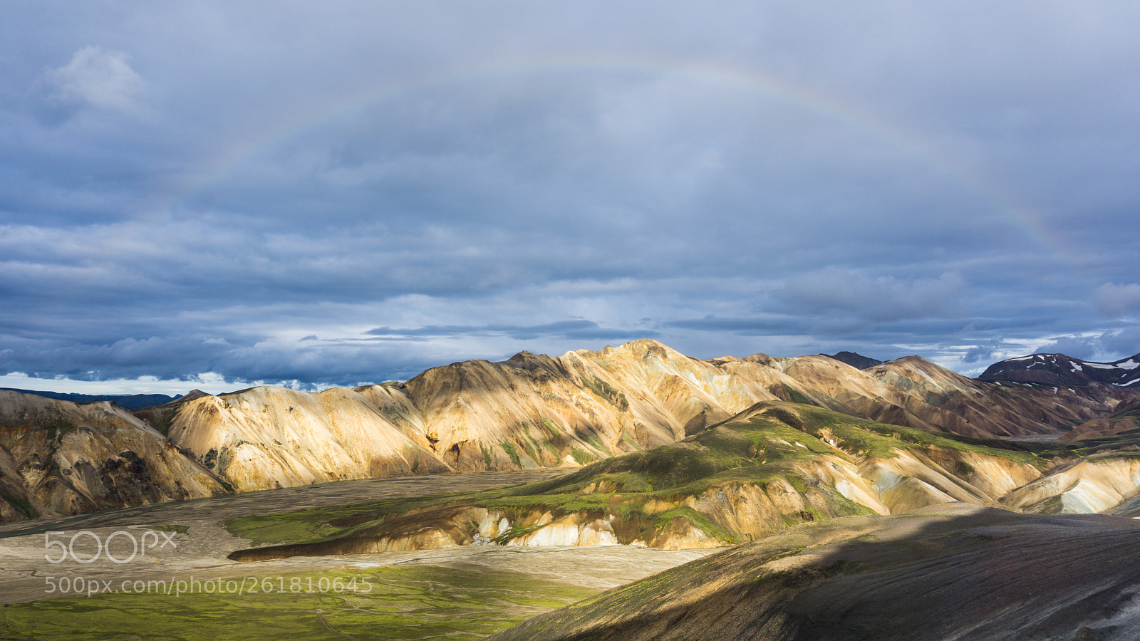 Sony a6000 sample photo. Rainbow in landmannaugar photography
