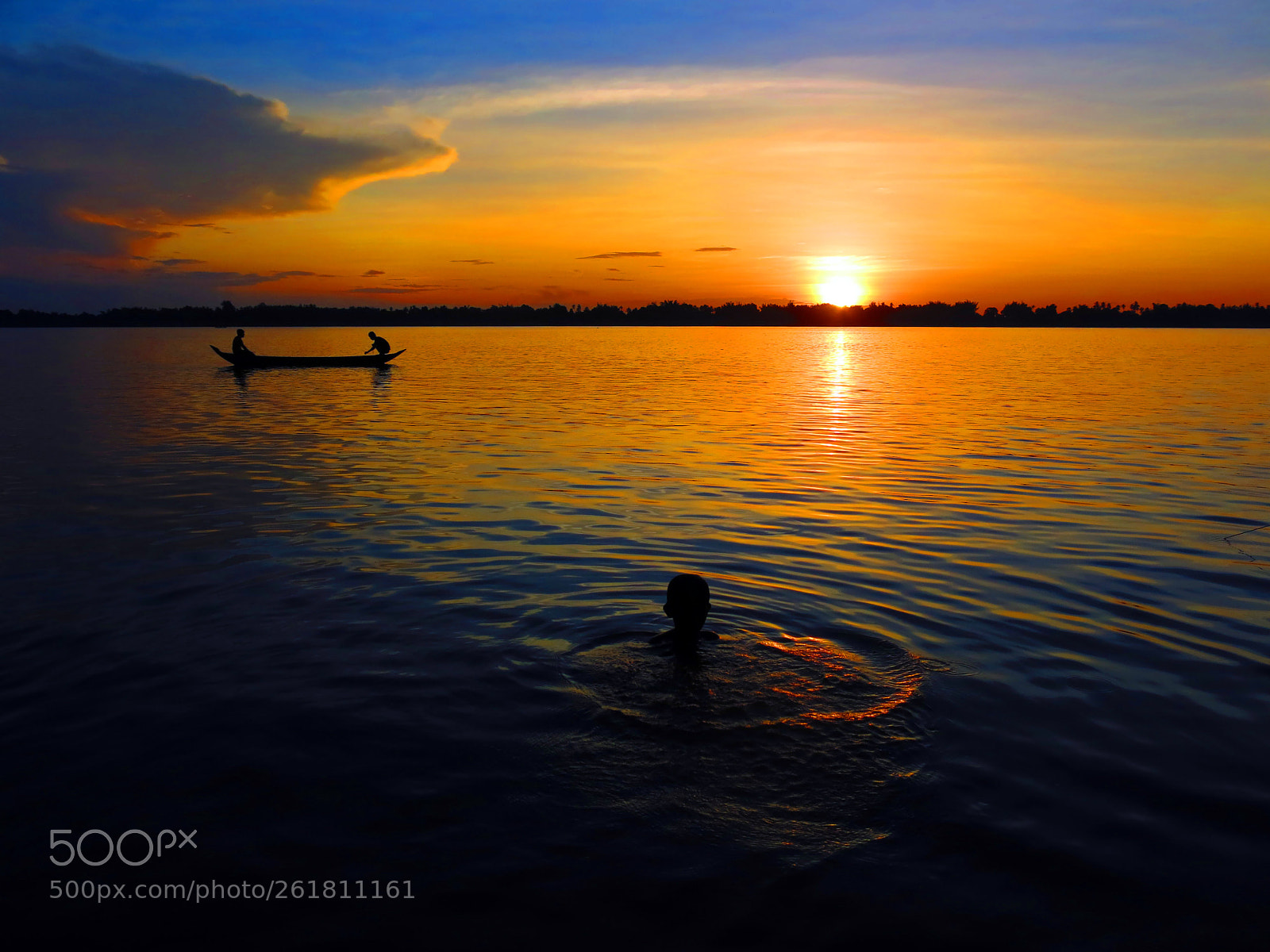 Canon PowerShot G15 sample photo. Sunset and fishing photography