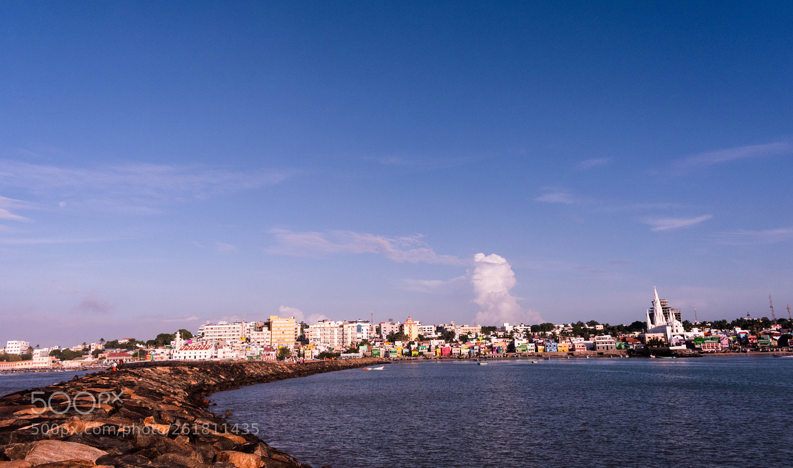 Nikon D3400 sample photo. Kanyakumari city photography