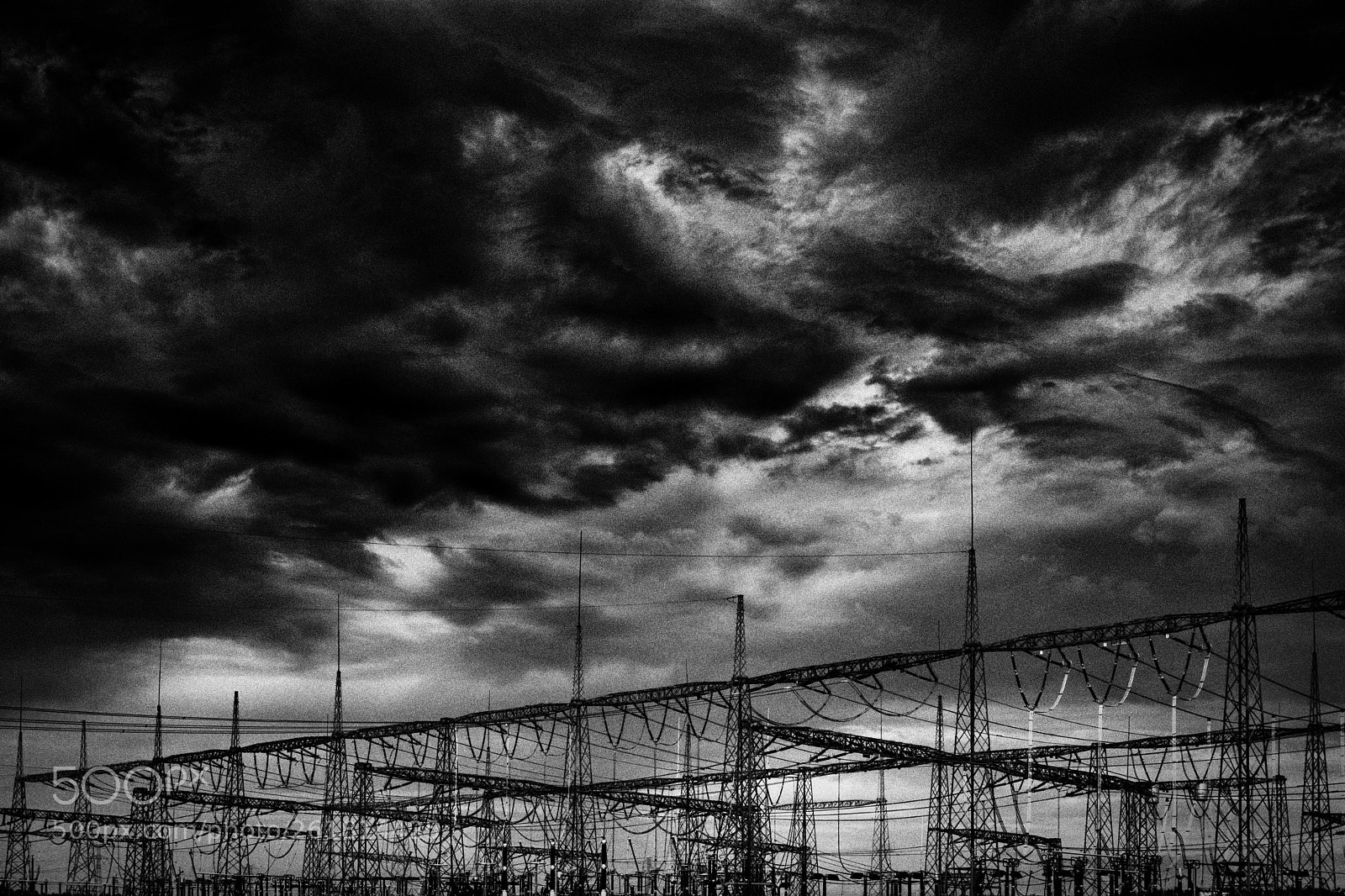 Fujifilm X-T20 sample photo. Electrical substation photography