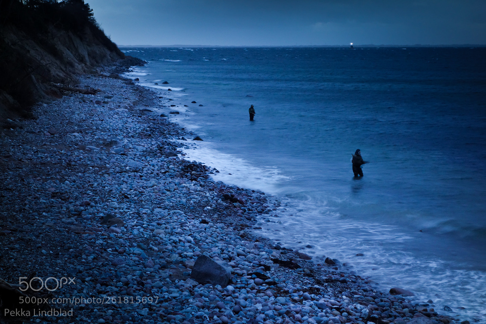 Sony Cyber-shot DSC-RX100 sample photo. Fishermen in the dark photography