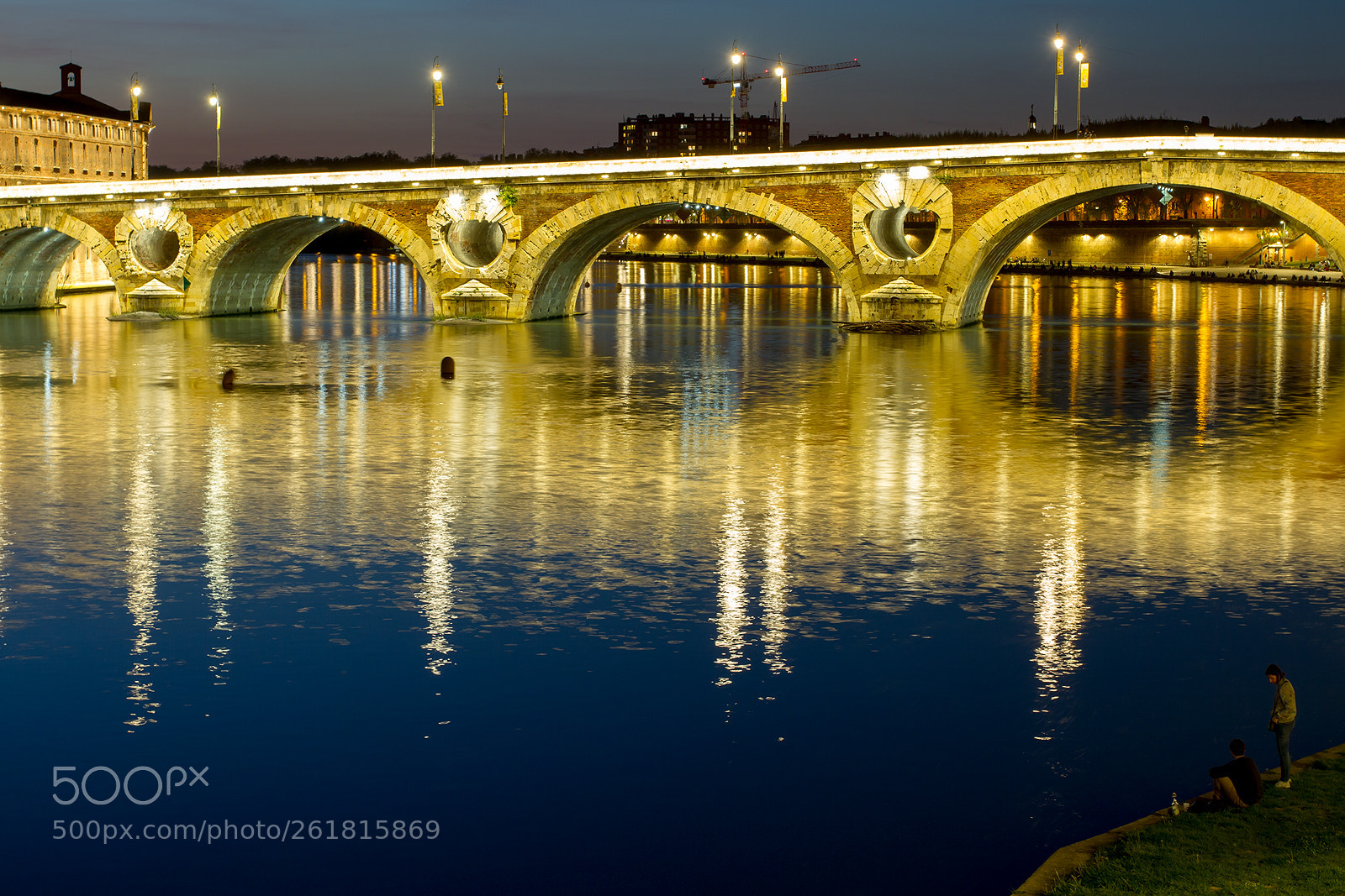Canon EOS 7D sample photo. Pont-neuf in toulouse photography