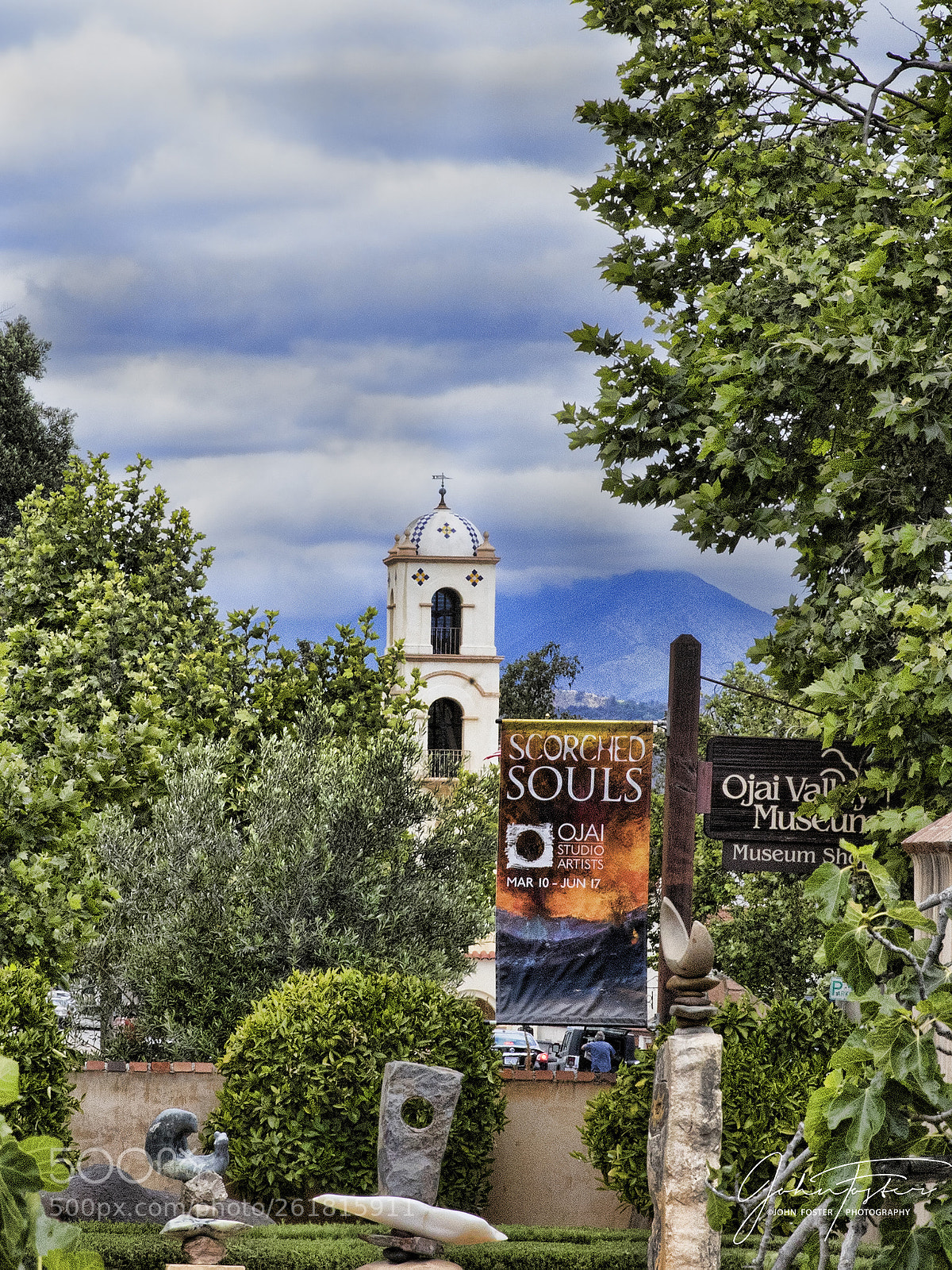 Canon EOS 5D Mark IV sample photo. Ojai post office tower photography