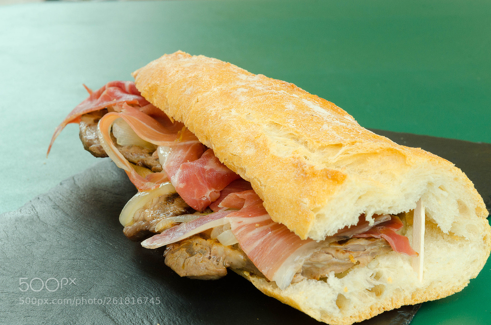 Nikon D5100 sample photo. Brascada veal sandwich photography