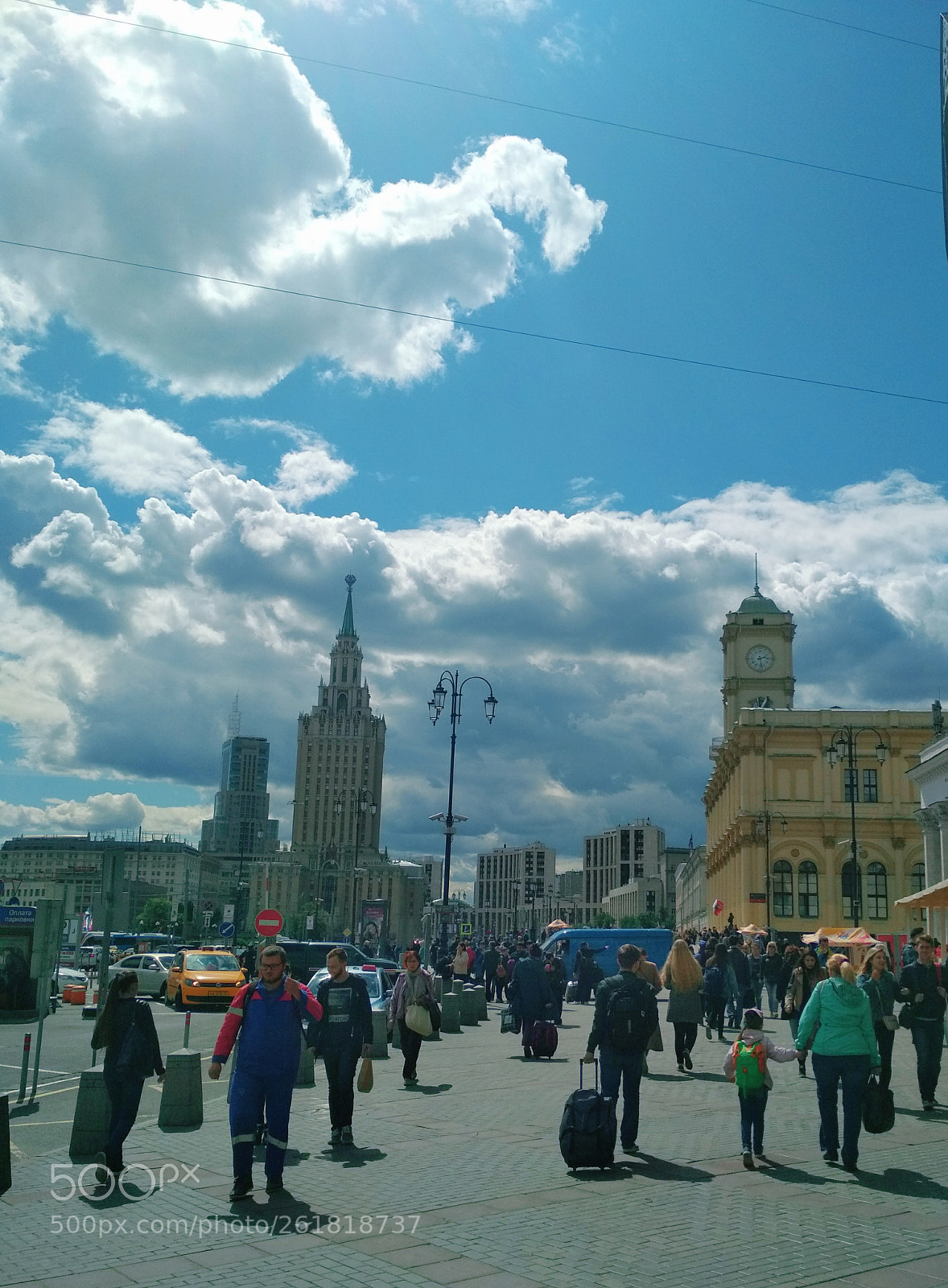 Xiaomi Redmi 4X sample photo. Комсомольская площадь. Москва. photography