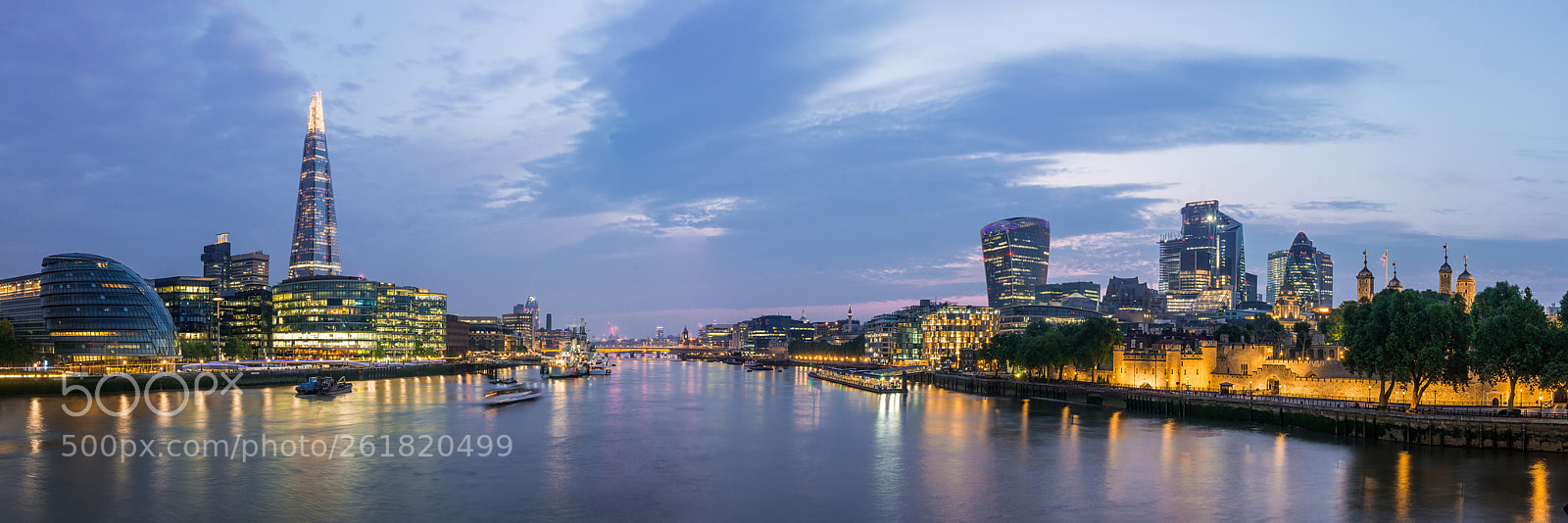 Sony a6000 sample photo. London at blue hour photography
