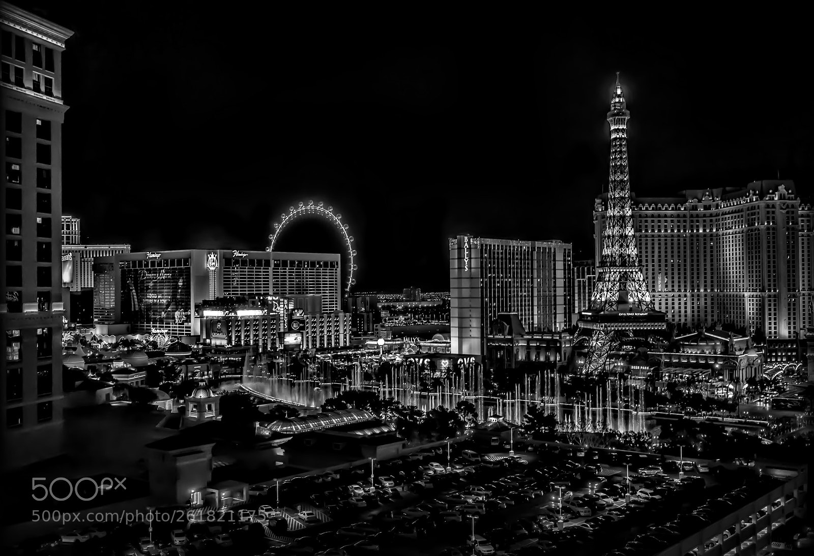 Sony a7R sample photo. Vegas in black and photography