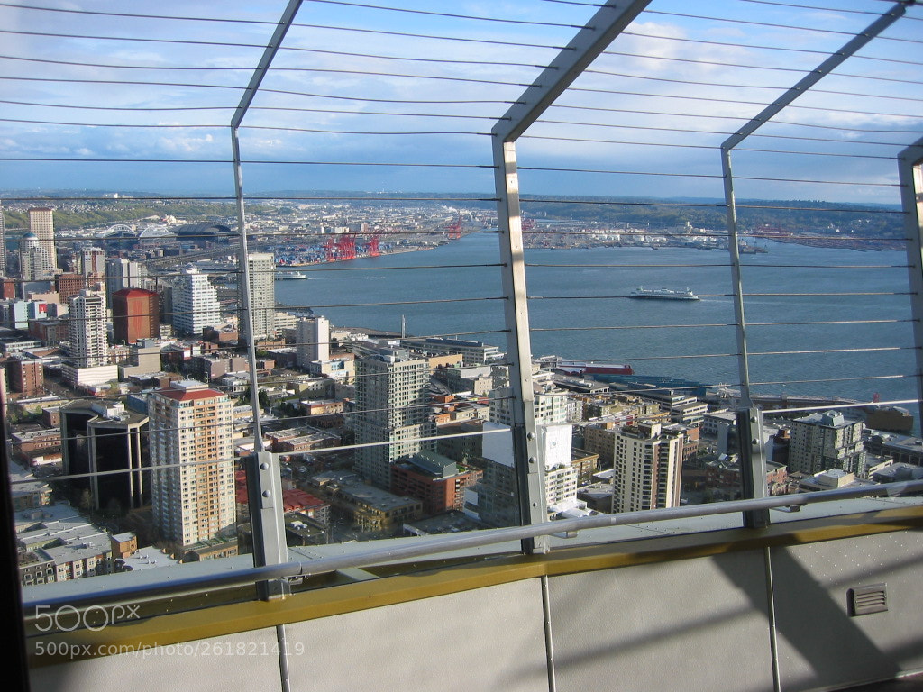 Canon POWERSHOT S30 sample photo. View of seatle downtown photography