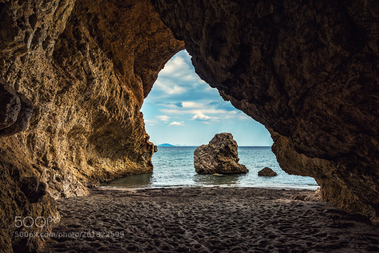 Nikon D750 sample photo. Sea cave photography