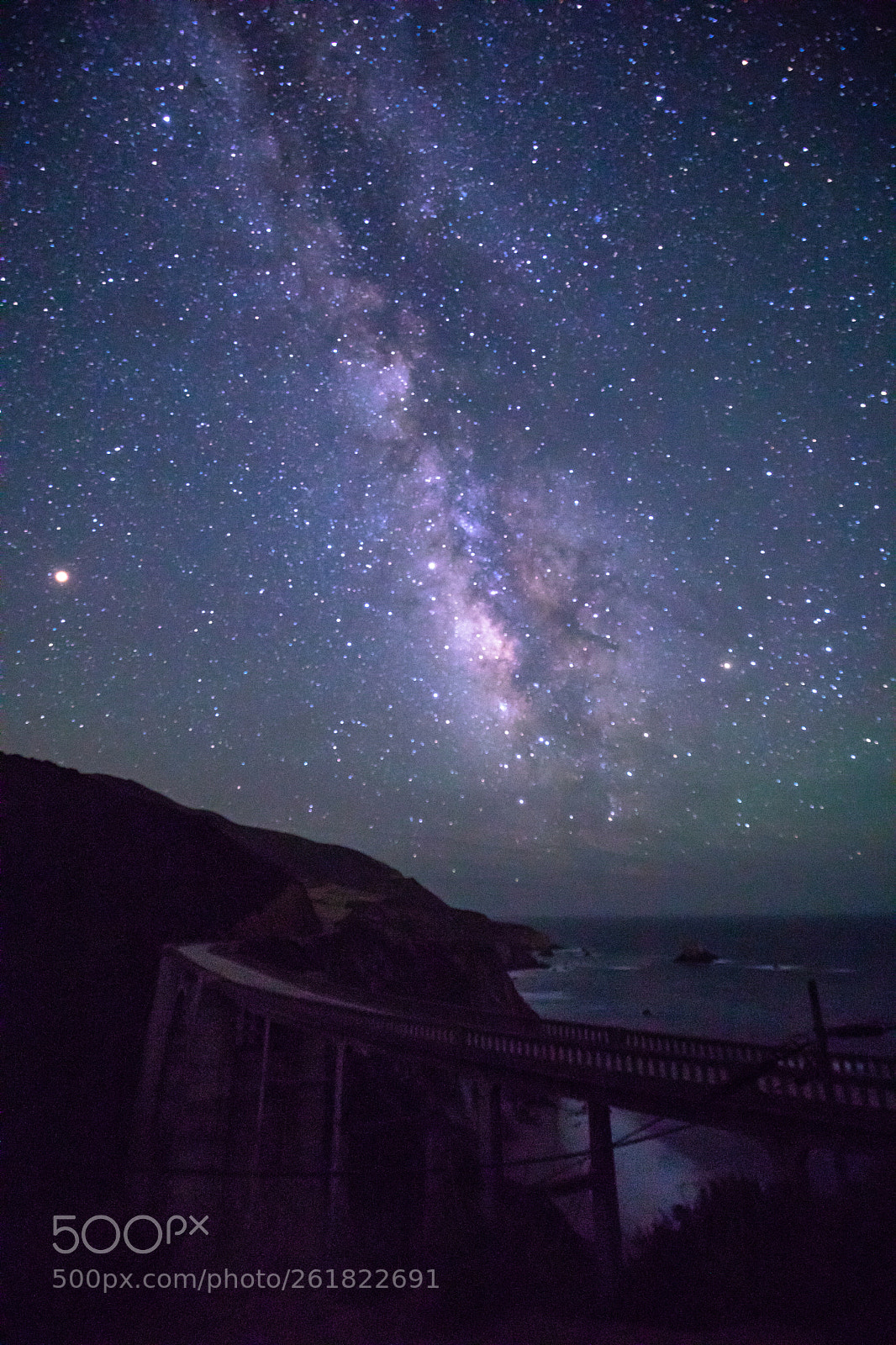 Canon EOS 5D Mark IV sample photo. Milky way over bixby photography