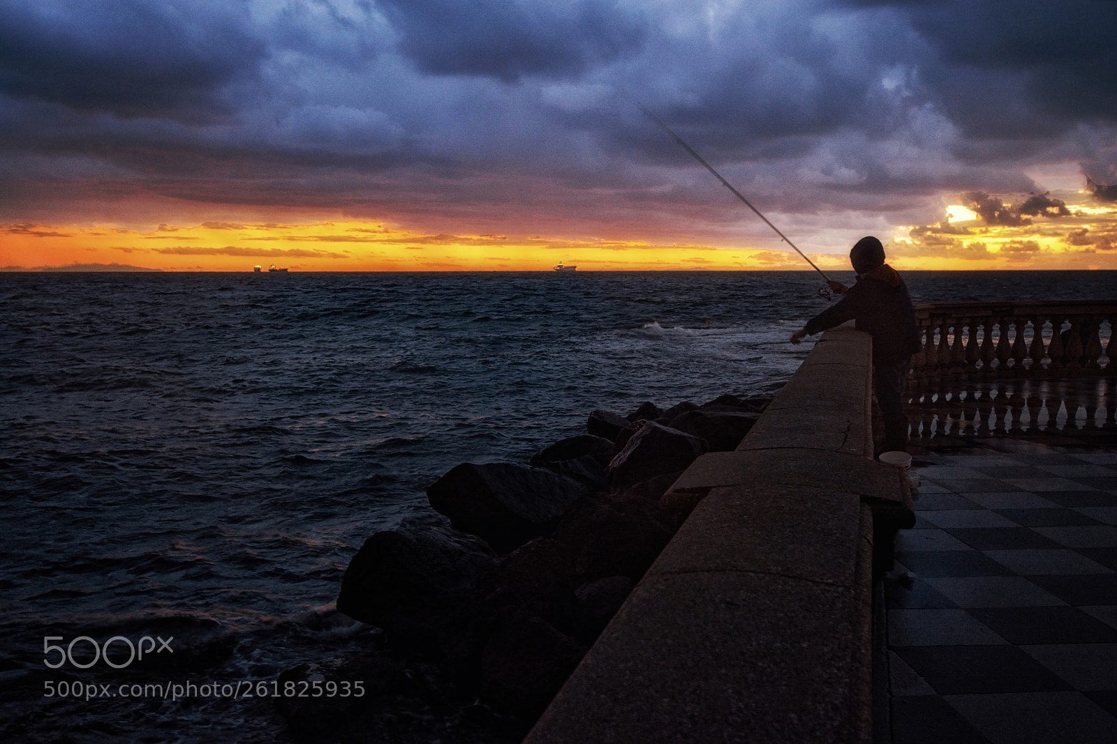 Nikon D7100 sample photo. Twilight fishing photography