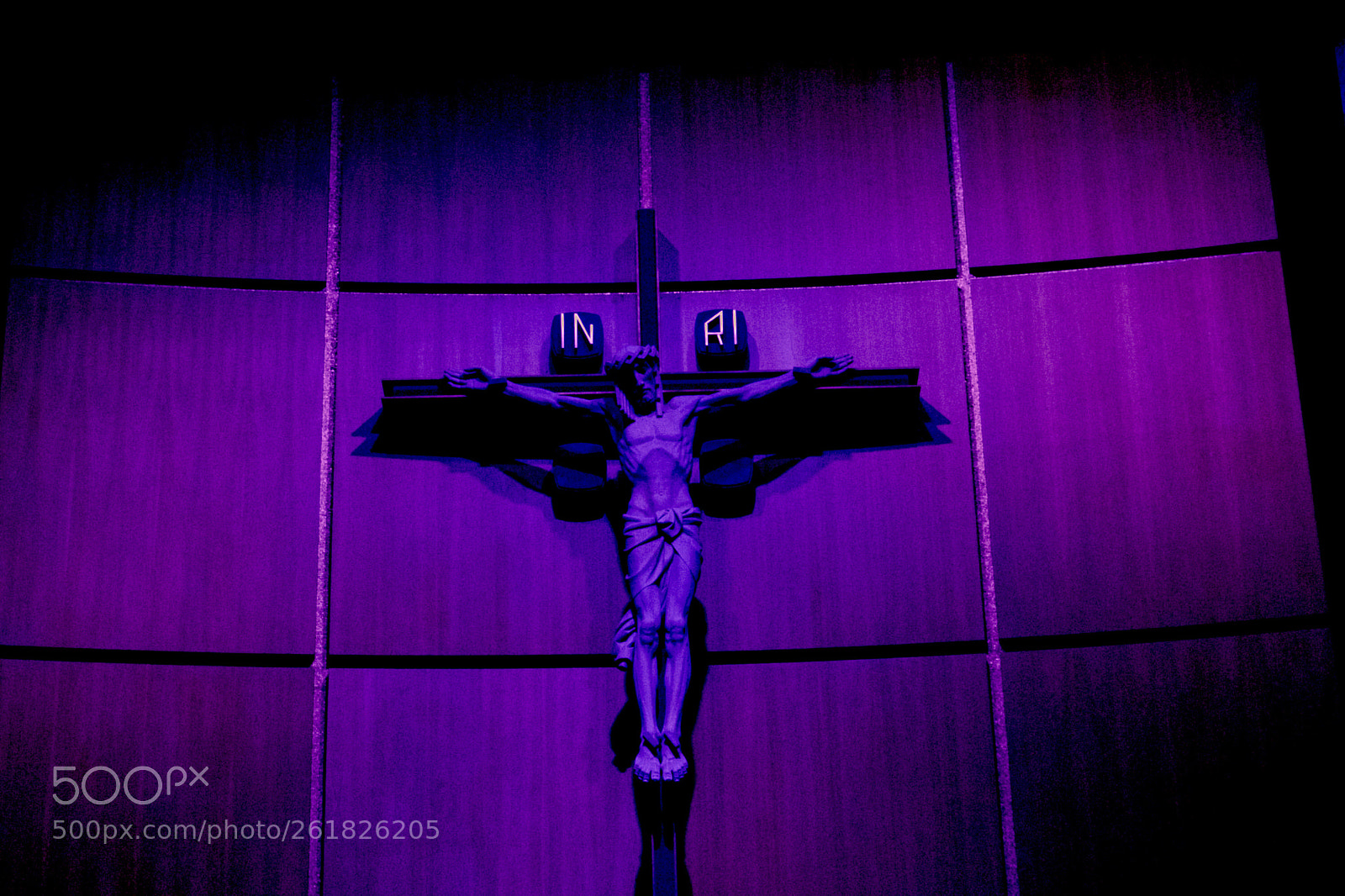 Sony a6300 sample photo. Purple cross photography