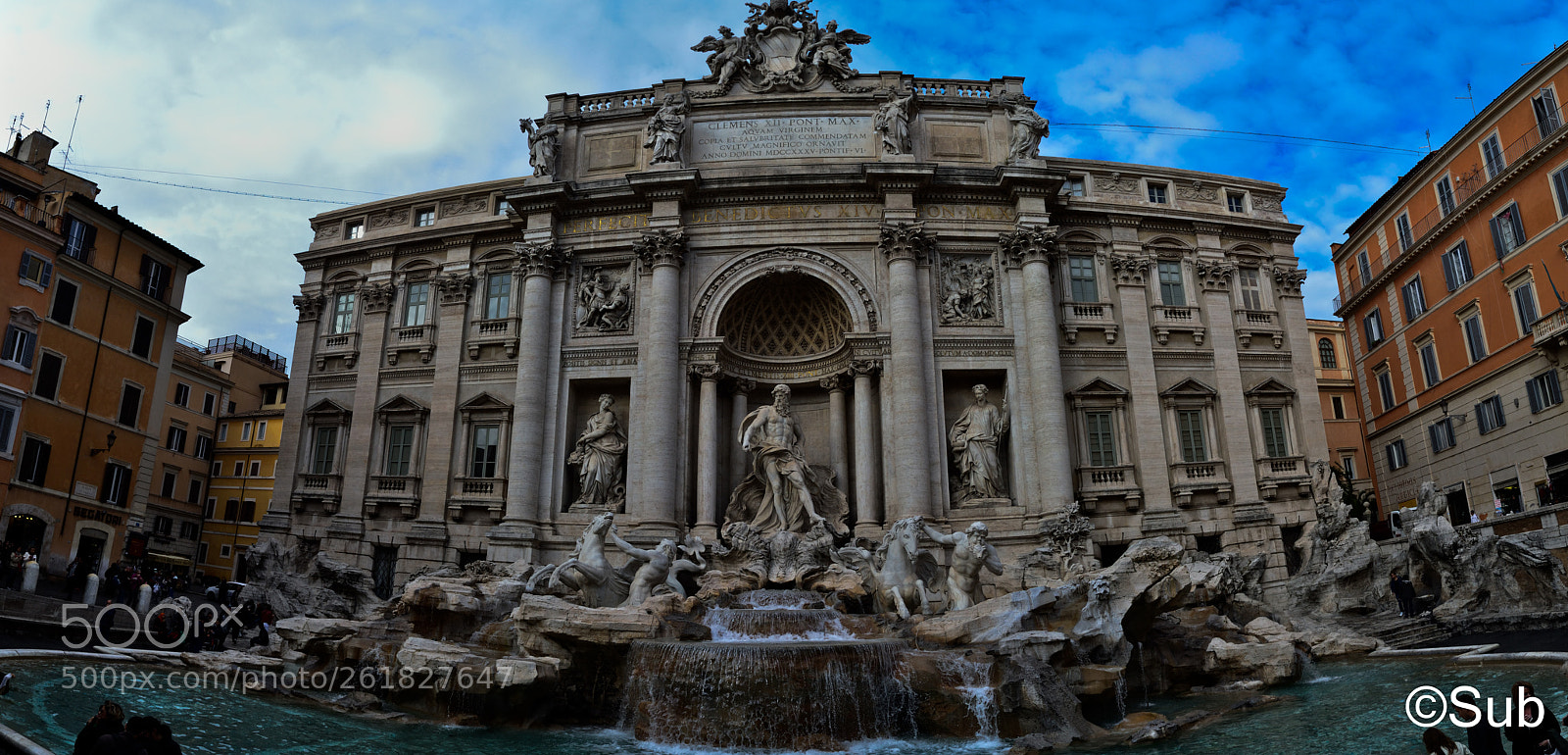 Nikon D3100 sample photo. Fontana di trevi photography