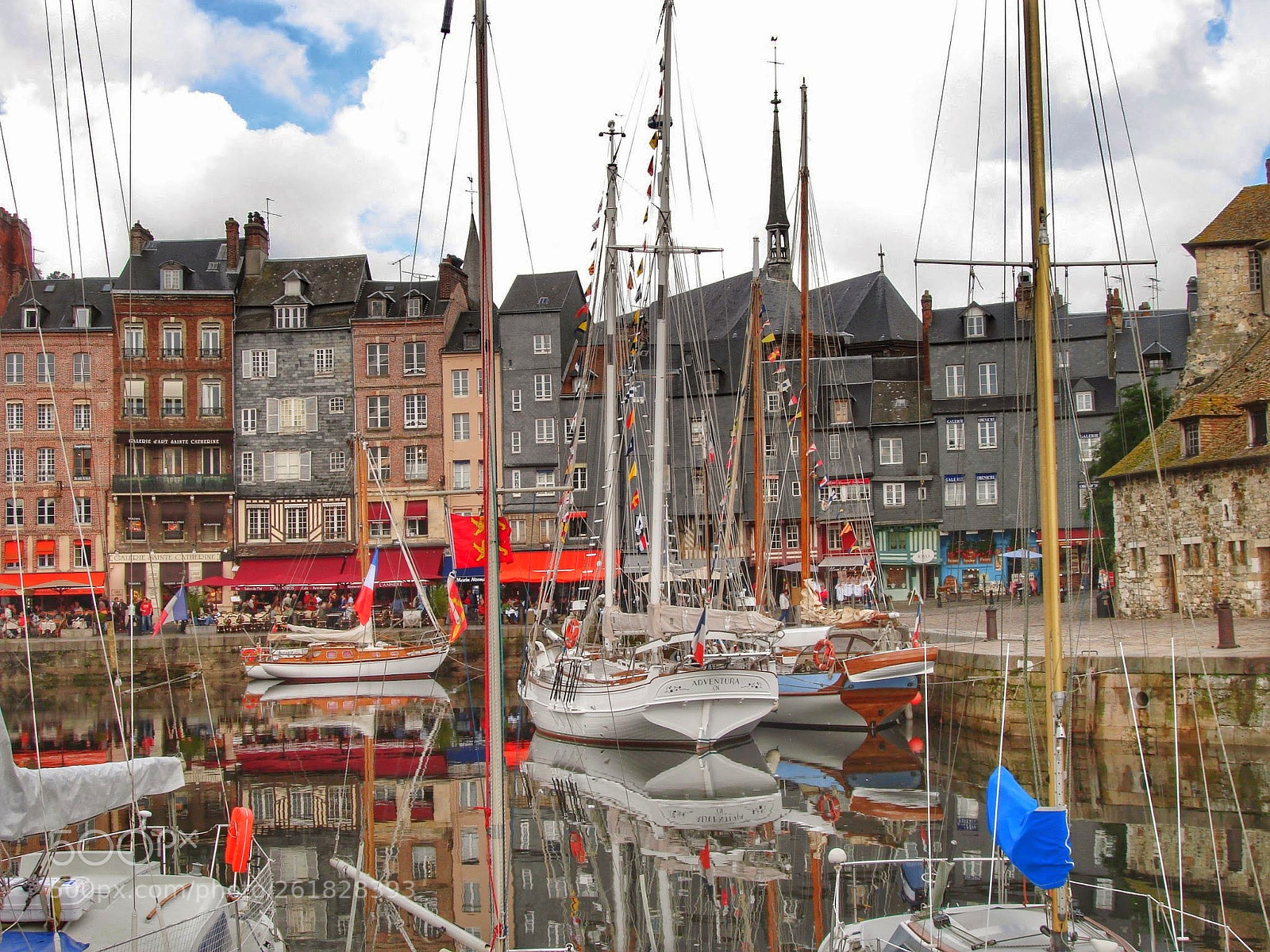 Sony DSC-N1 sample photo. Honfleur photography