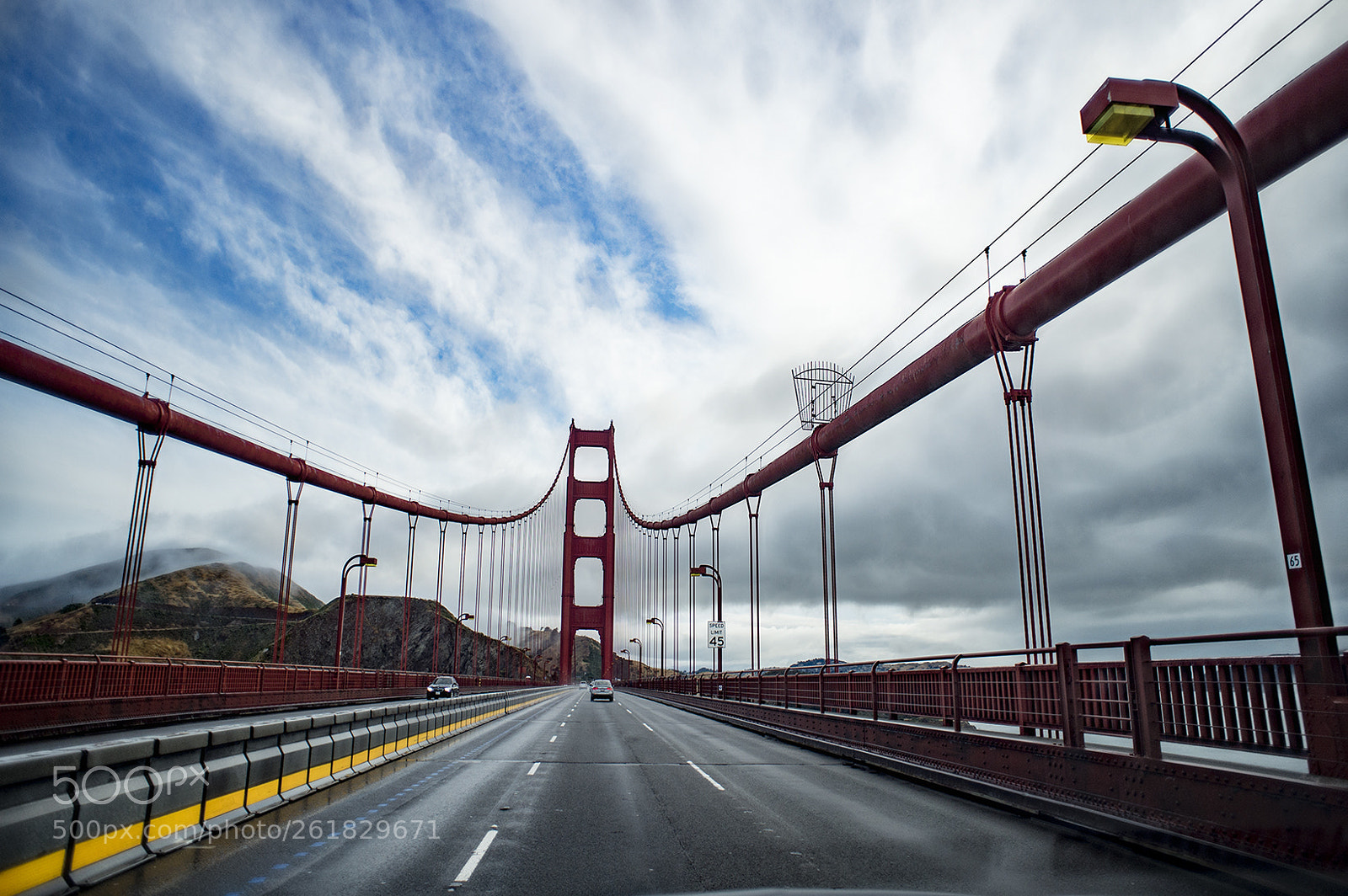 Nikon Df sample photo. Golden gate from road photography