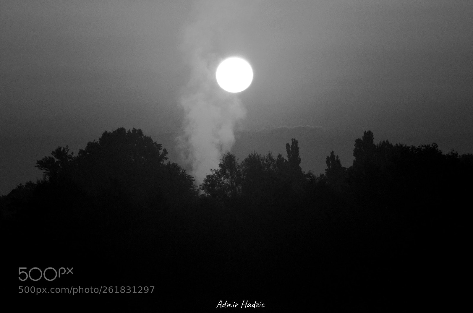 Nikon D7000 sample photo. Sunrise with smoke photography