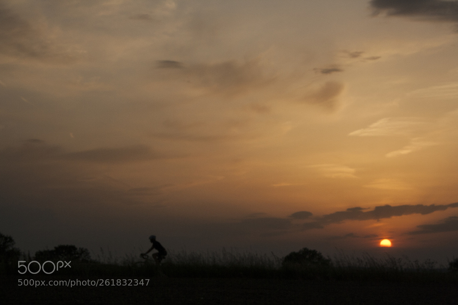 Canon EOS 1000D (EOS Digital Rebel XS / EOS Kiss F) sample photo. Sunset bikeride photography
