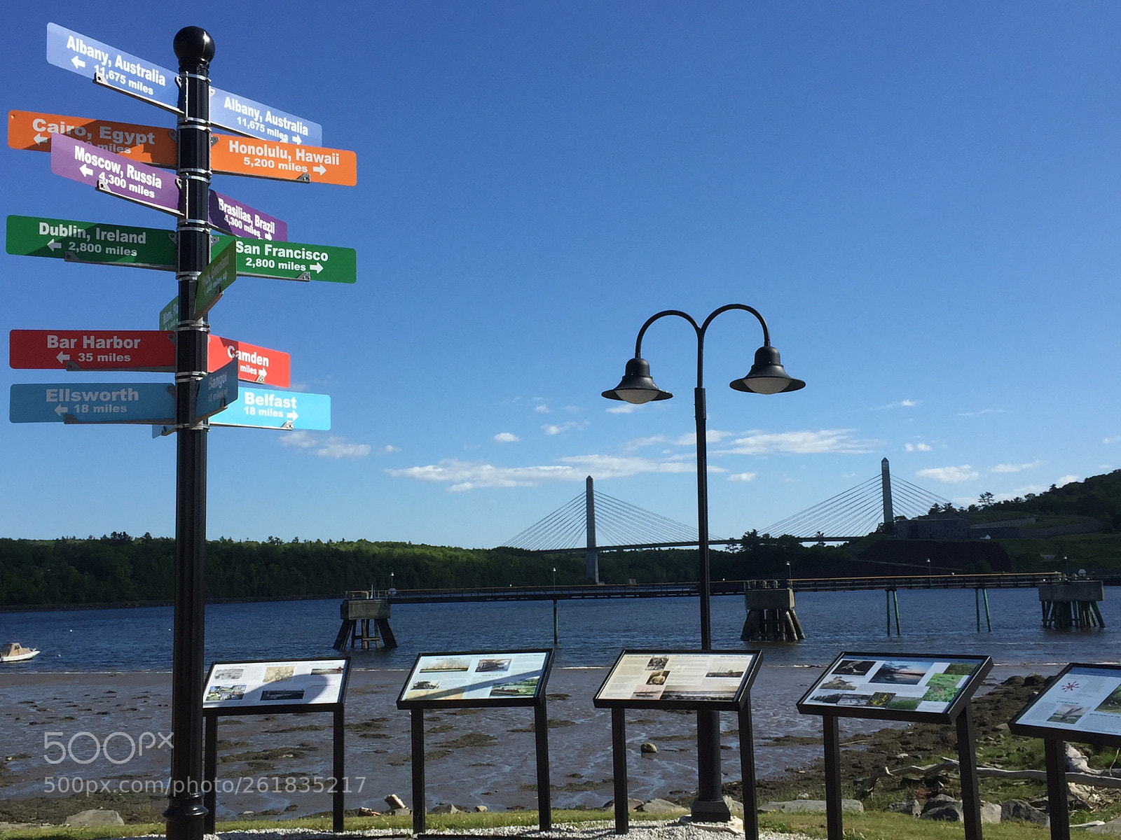 Apple iPhone 6 sample photo. Boardwalk in maine photography