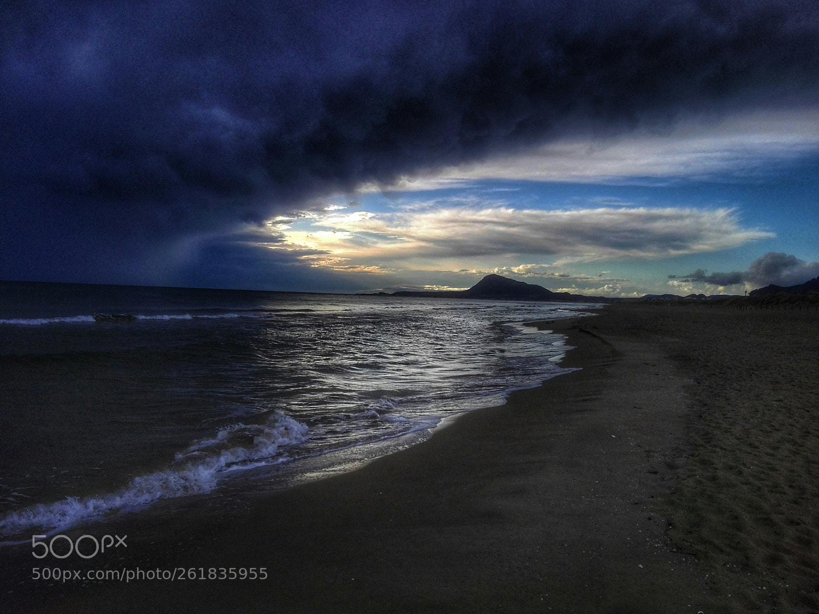 HUAWEI P8 Lite sample photo. Tormenta en la playa photography