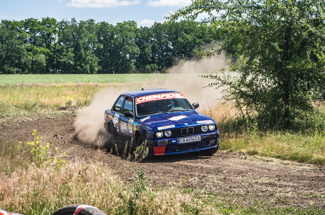 Pentax K-x sample photo. Rally photography
