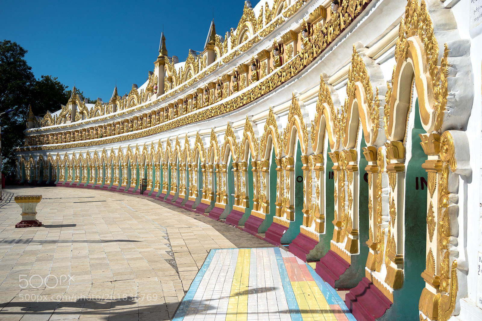 Nikon D5500 sample photo. U min thonze pagoda photography