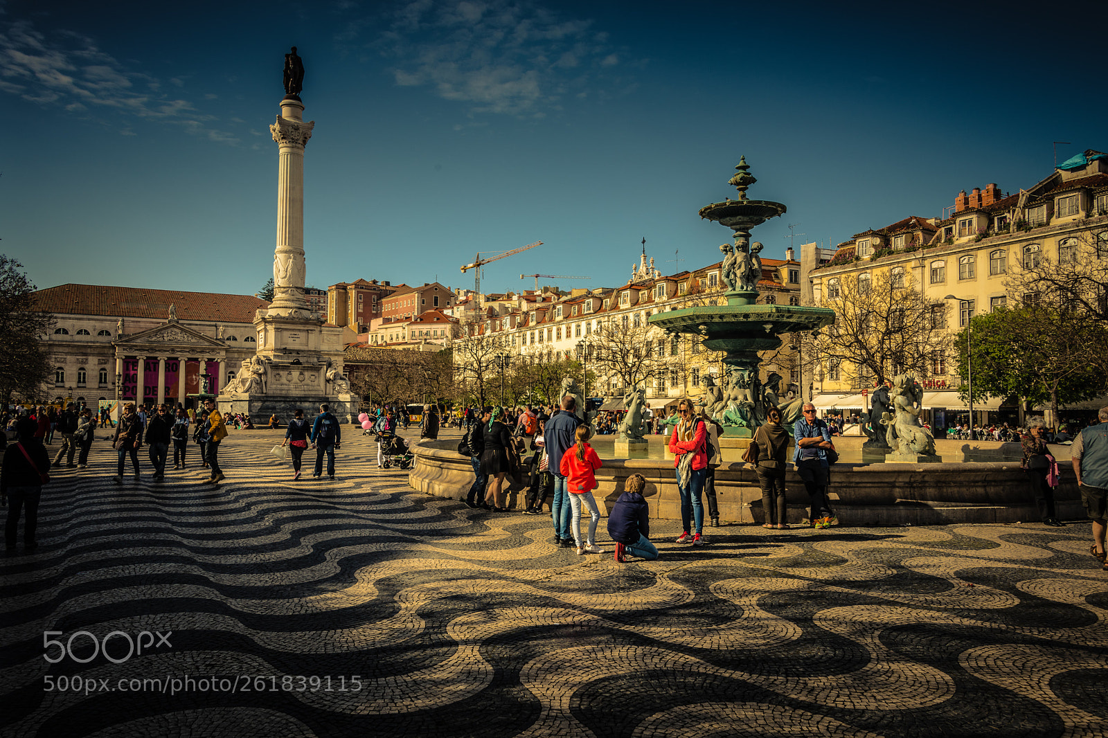Nikon D850 sample photo. Rossio square,lisbon,portugal. photography
