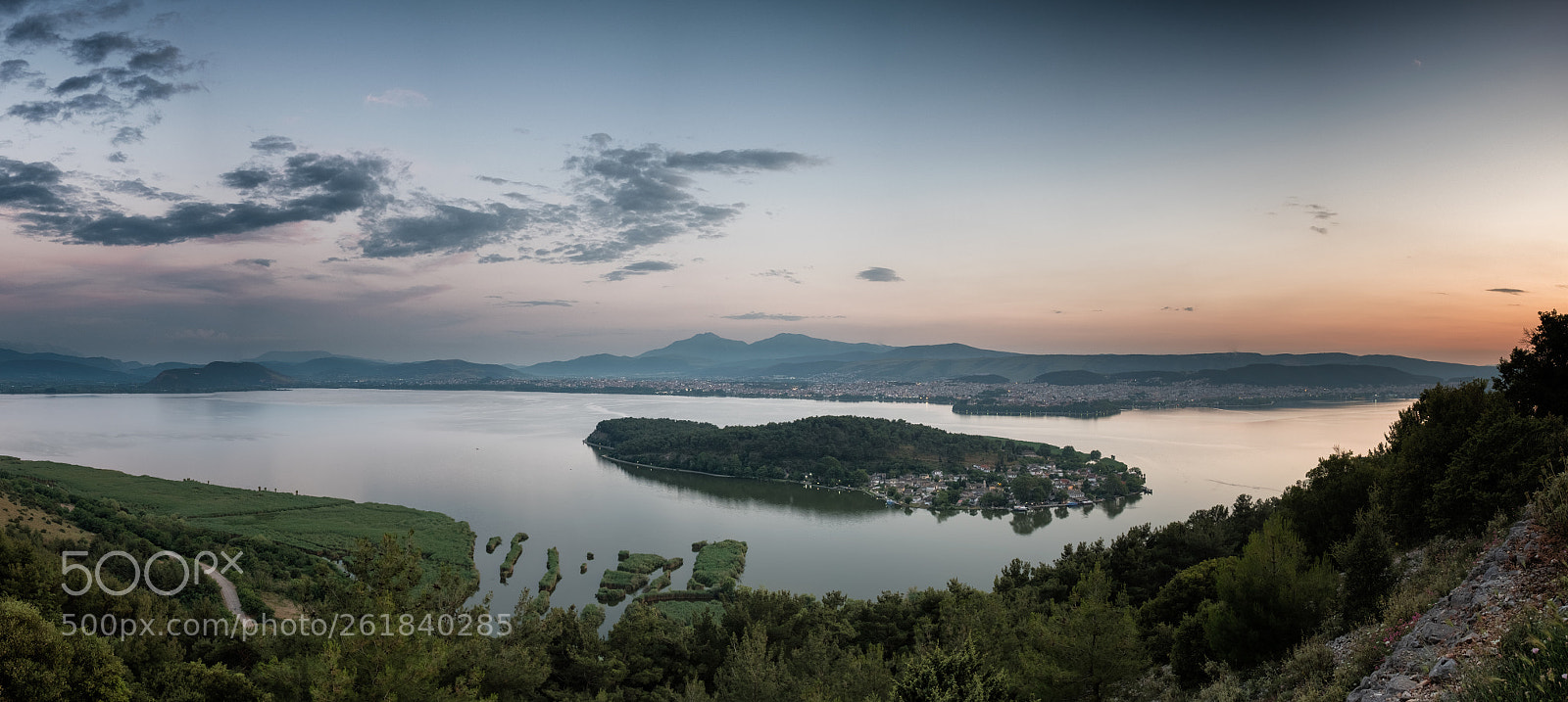 Fujifilm X-T2 sample photo. Ioannina panoramic photography