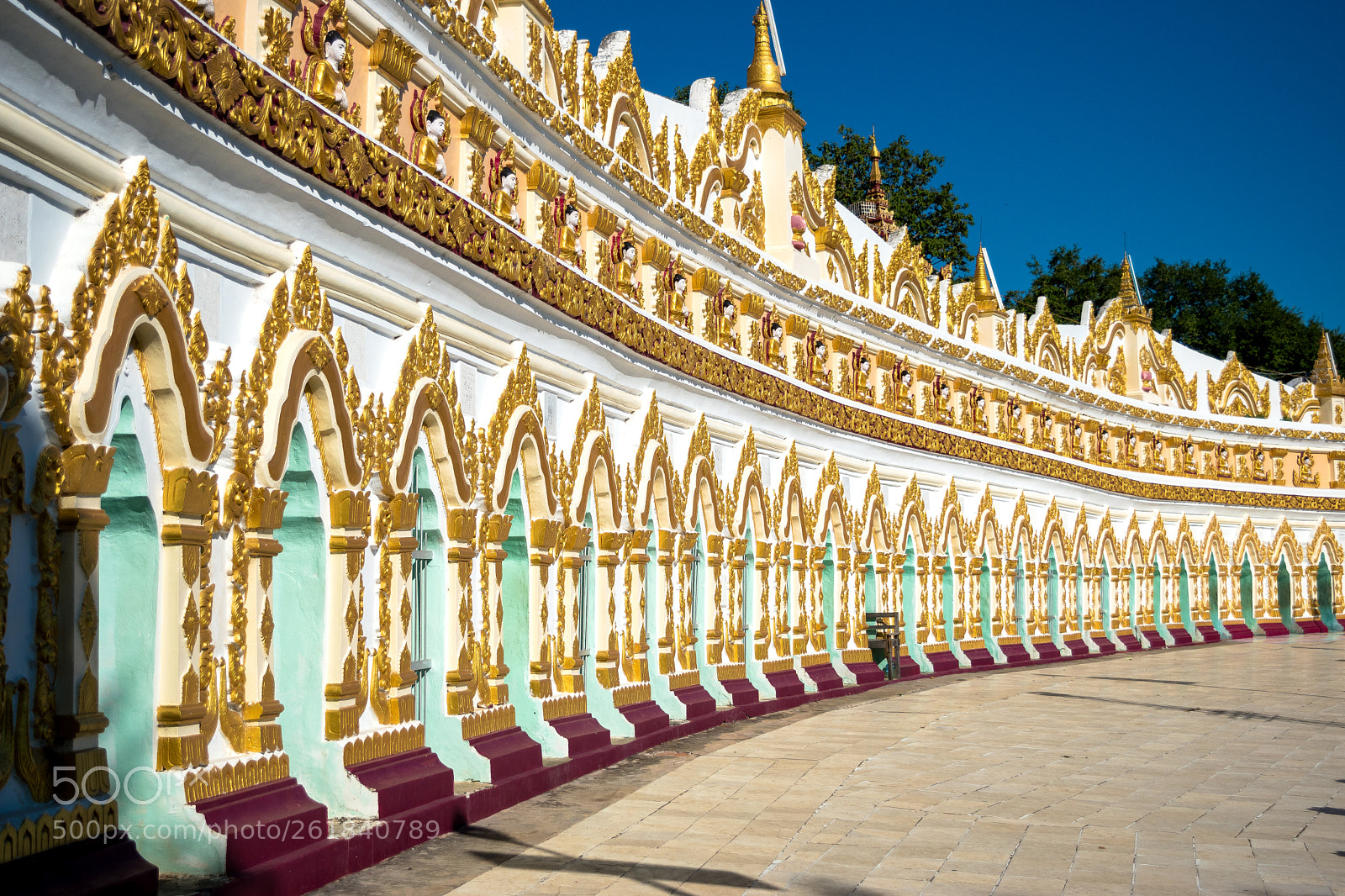Nikon D5500 sample photo. U min thonze pagoda photography