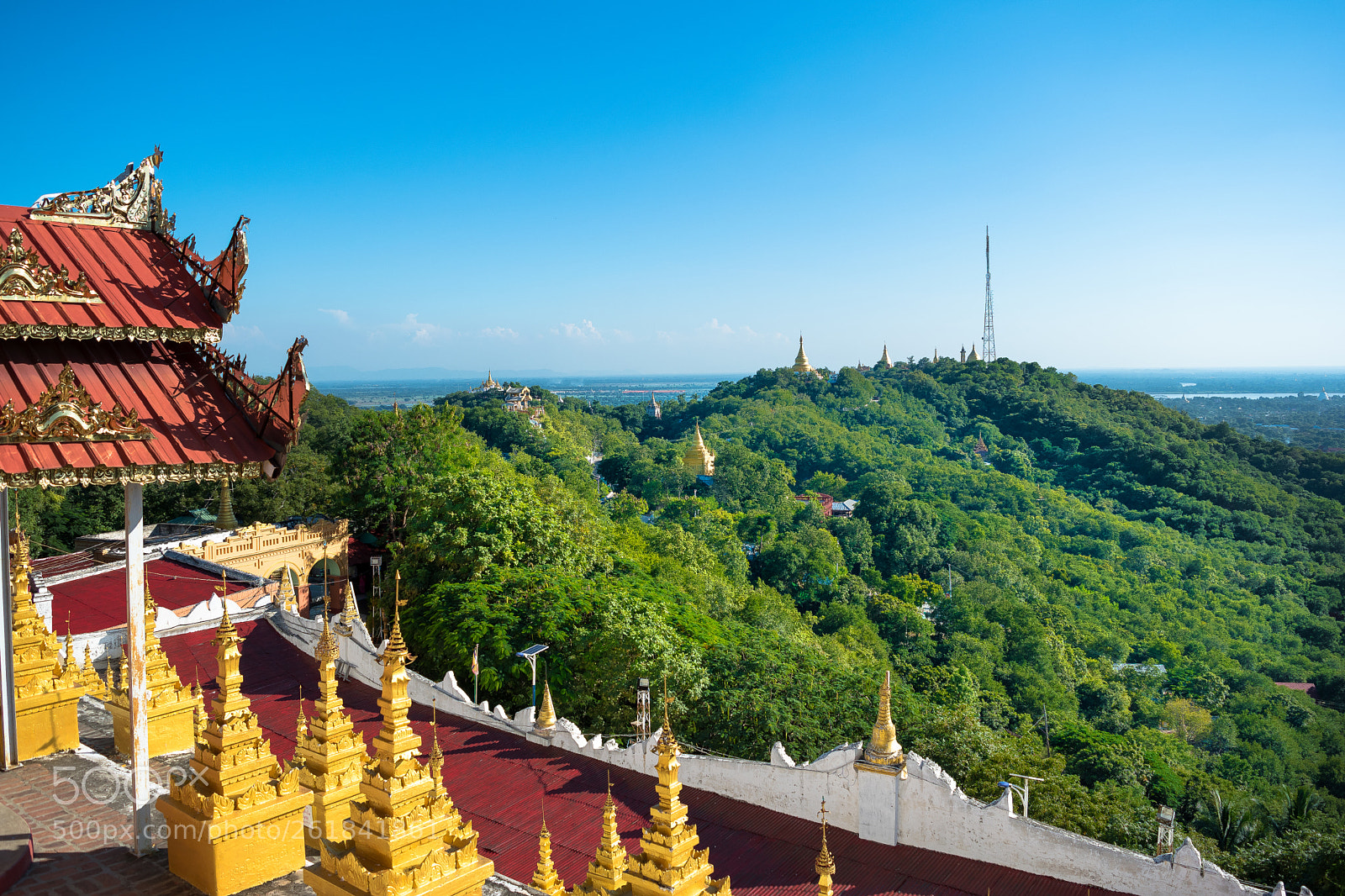 Nikon D5500 sample photo. U min thonze pagoda photography