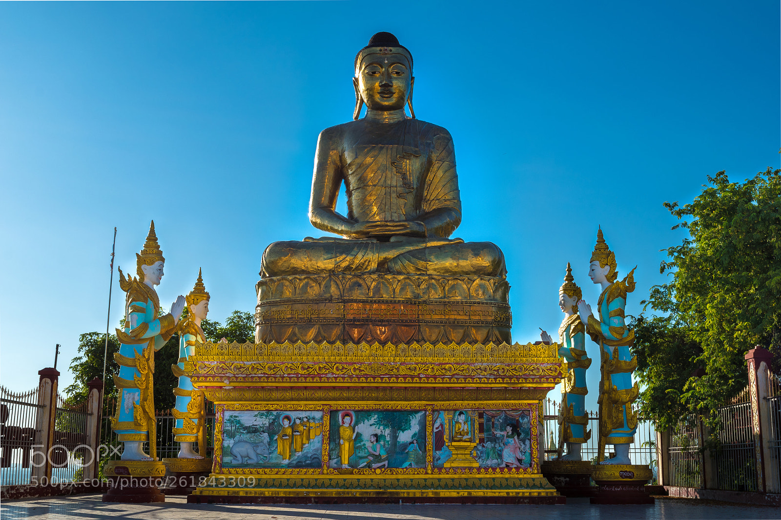 Nikon D5500 sample photo. Sagaing, myanmar - golden photography
