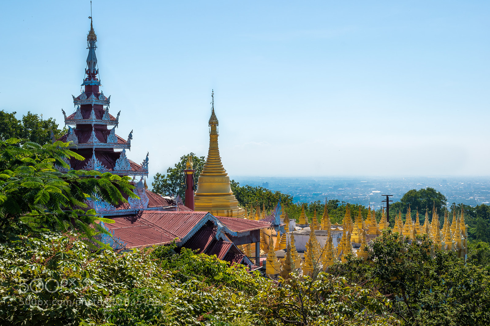Nikon D5500 sample photo. Mandalay hill, myanmar photography