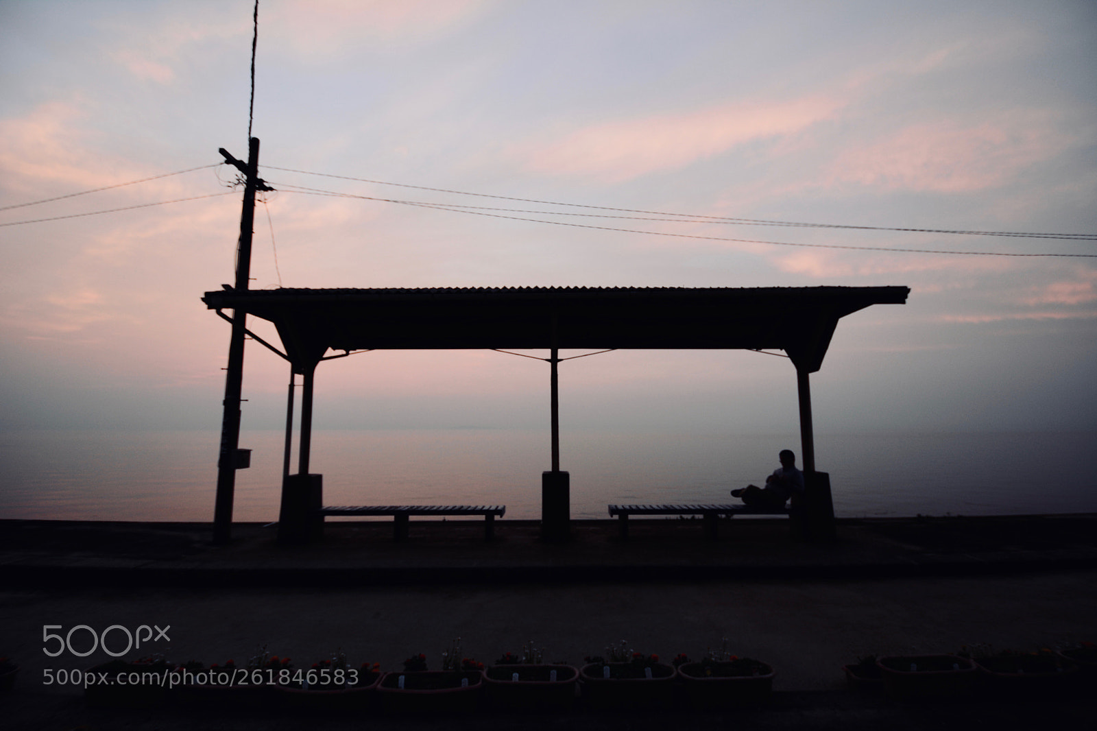 Nikon D7100 sample photo. Alone at shimonada station photography