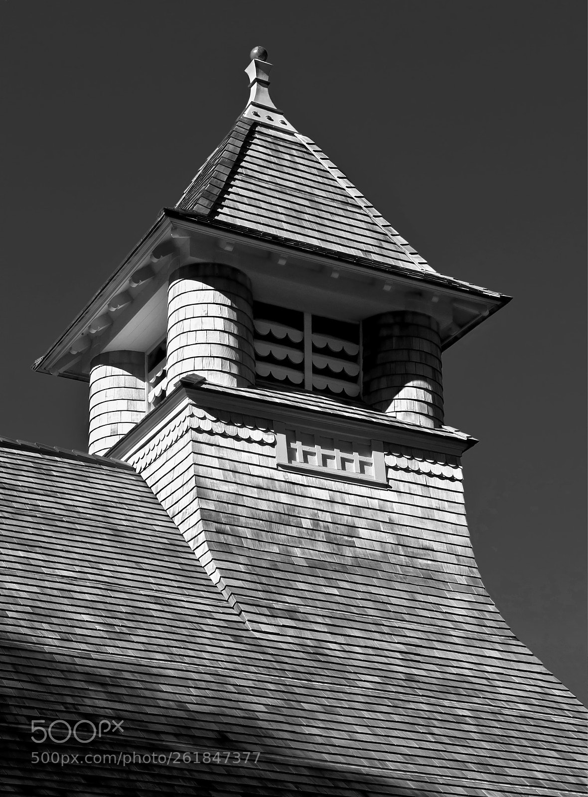 Nikon D700 sample photo. Steeple shingles photography