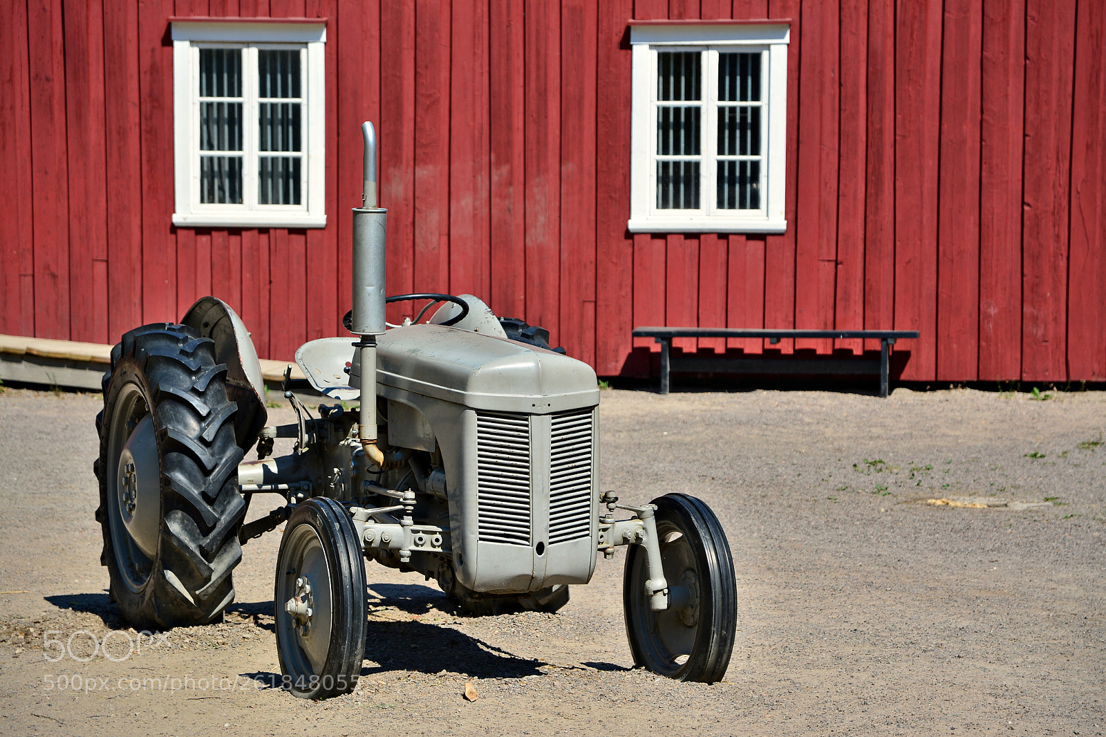 Nikon D5200 sample photo. Old tractor photography