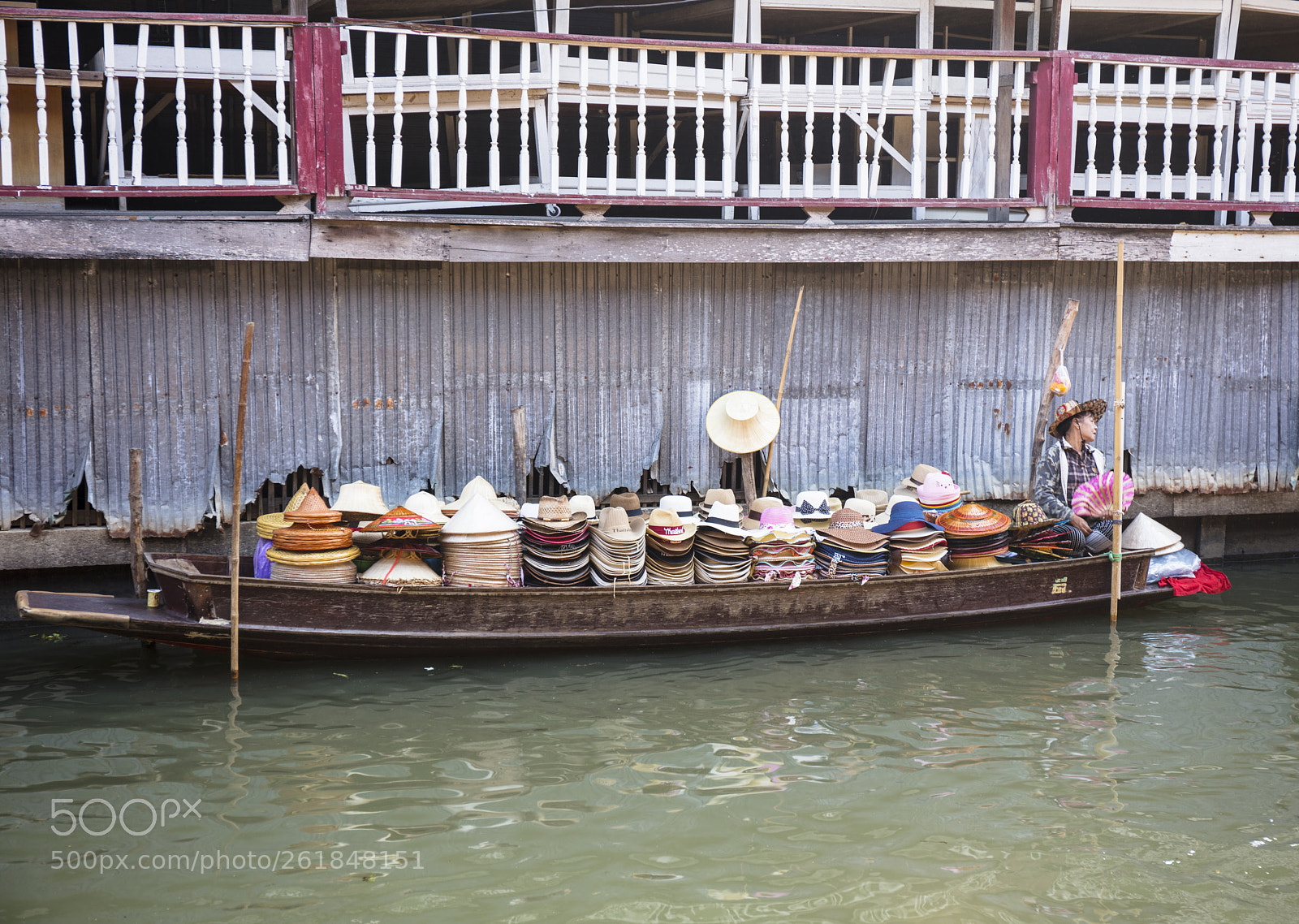 Canon EOS 5DS sample photo. Hat seller damnoen saduak photography