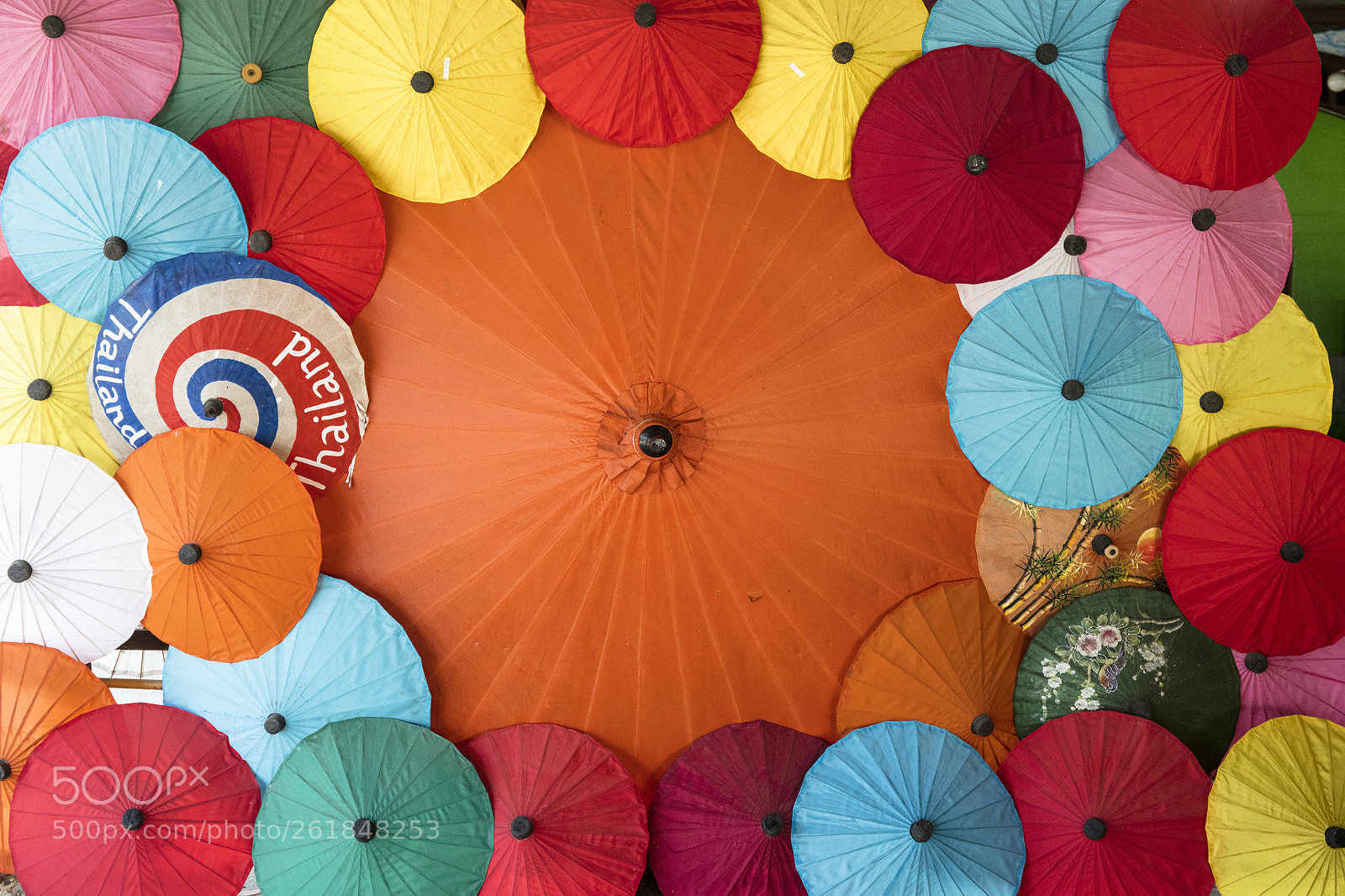 Canon EOS 5DS sample photo. Umbrella village bor sang photography