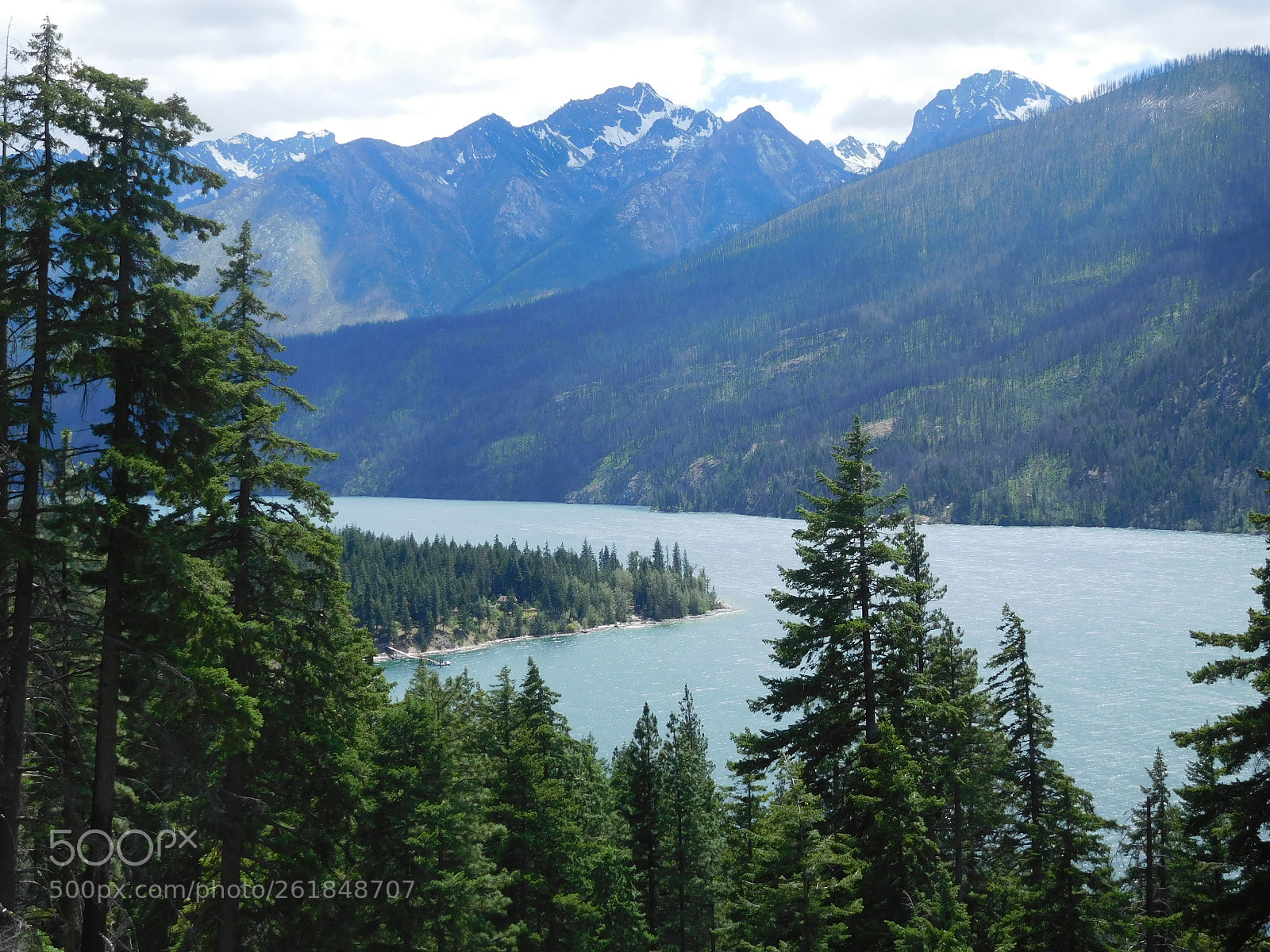Nikon Coolpix S7000 sample photo. Looking back down lake photography