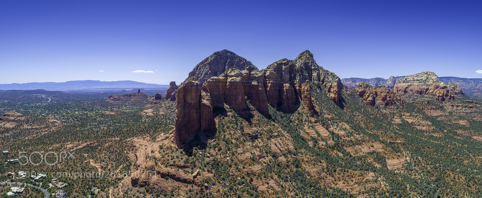 DJI FC6310 sample photo. Sedona panoramic photography