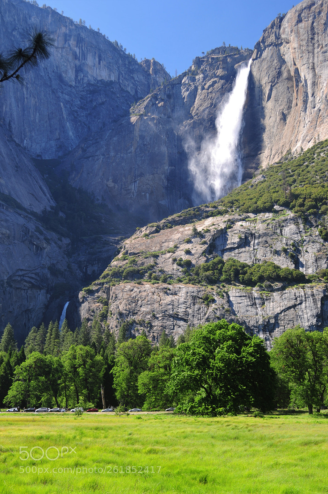 Nikon D5000 sample photo. Yosemite falls photography