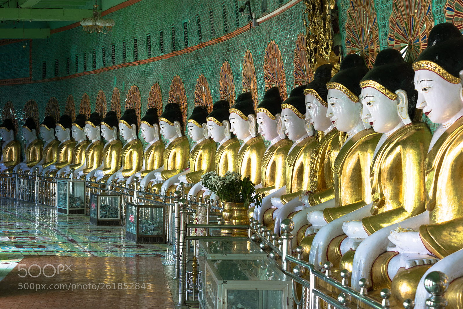Nikon D5500 sample photo. U min thonze pagoda photography