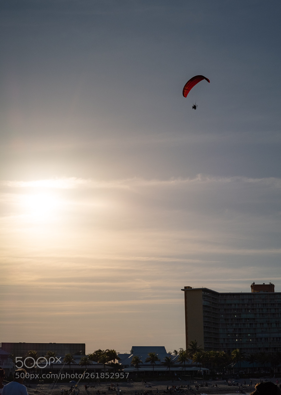 Fujifilm X-H1 sample photo. Paraglider, deerfield beach, fl photography