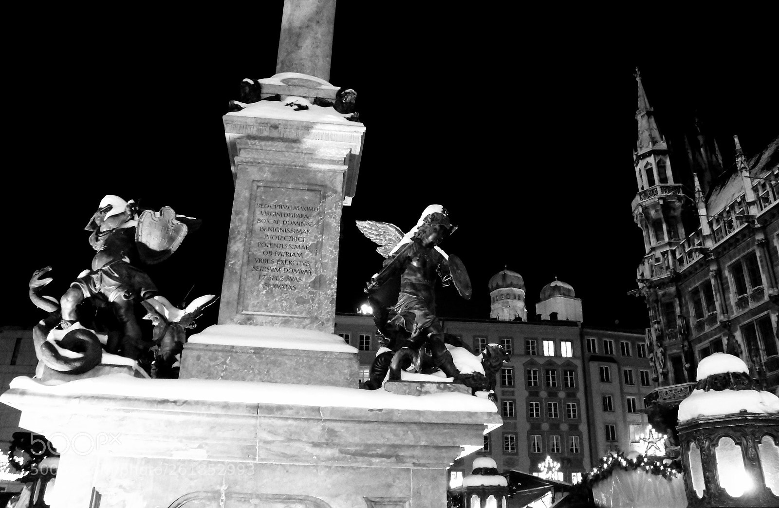 Sony Cyber-shot DSC-W290 sample photo. Christkindlmarkt at marienplatz photography